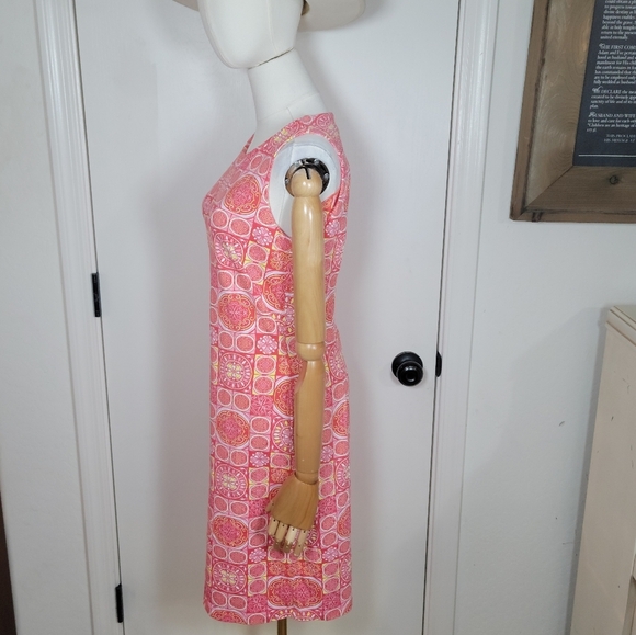 J. McLaughlin Sophia Sleeveless Dress Boho Vjic Print Size XS - Picture 4 of 11